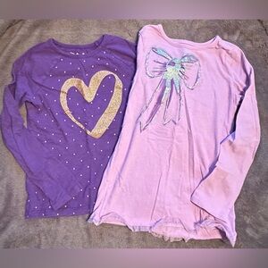 Jumping Beans Purple Cotton Shirt